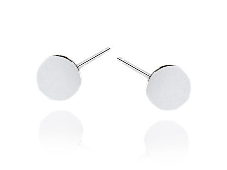 Srebrne kolczyki okrągłe